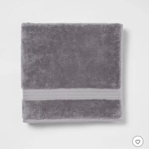 🆕 Threshold Total Fresh Antimicrobial Oversized 63" x 33" Bath Towel Grey Gray